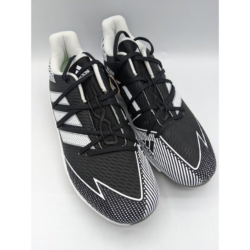 Men's adidas Adizero Afterburner 7 Baseball Cleats Size 8 EG5633 Black White NEW